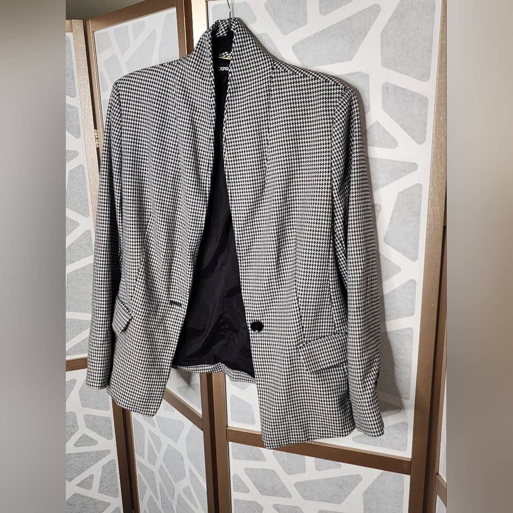 Express Houndstooth Blazer | Size 12